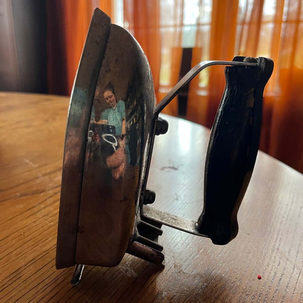 Vintage "Sterling" Sad Iron L#1557